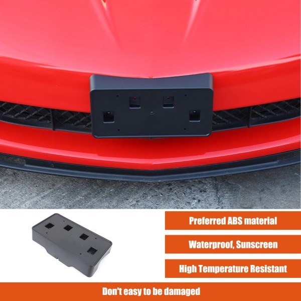 Unbranded For Corvette C6 2005-2013 Car Front License Plate Bracket