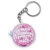 So Much Panic Very Little Disco Keychain 2 Inches Mental