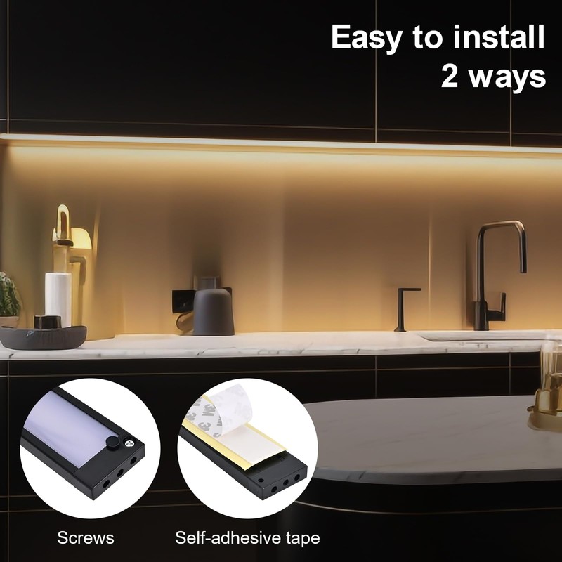 BLESSINGLUX 4pack 7inch Dimmable LED Kitchen Light Kit, 2700-6000K Smart