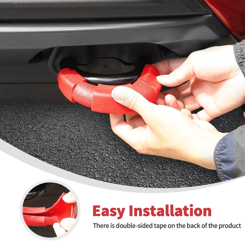 Linskip Flag Design Tow Hook Covers with Added Weight for