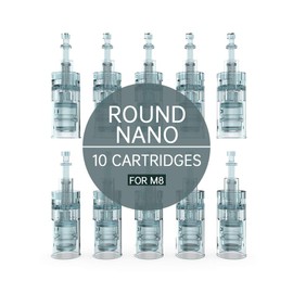 Dr.pen M8 Nano Round Cartridges, 10 Pieces/Pack