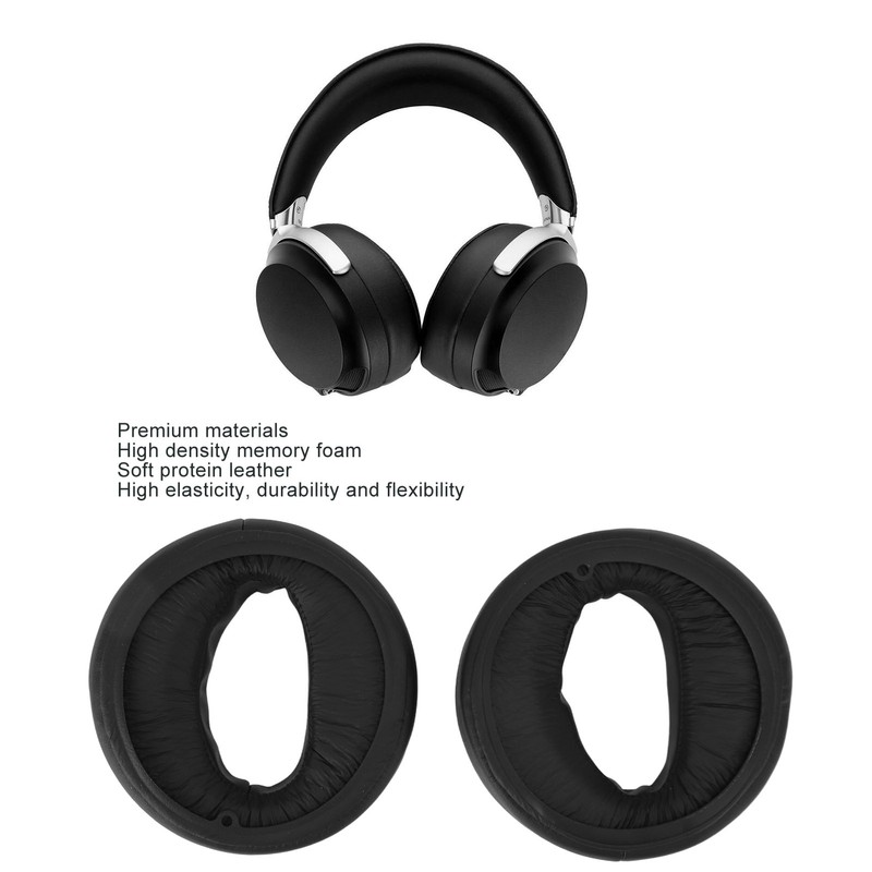 Replacement Ear Pads Noise Insulation Protein Leather Earpads Cushion Cover