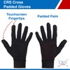 CRS Cross Padded Skating Gloves - Warm Padded Protection for