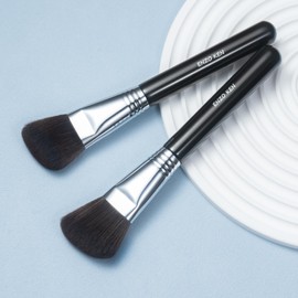 ENZO KEN Angled Contour Brush, Sculpting Brush, Fluffy Blush Brush, Soft Hair Makeup Brushes, Detail Blush Brush, Fluffy Powder Brush for Cheeks, Contour Brush for Makeup. (904A)