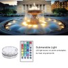 Luz sumergible subacuática, luces de piscina LED subacuáticas RGB LED