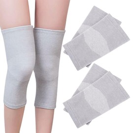 2 Pairs of Knee Bandages, Knee Bandages, Knee Braces for Women, Knee Support Compression, Breathable Thin Knee Bandages, Knee Wraps