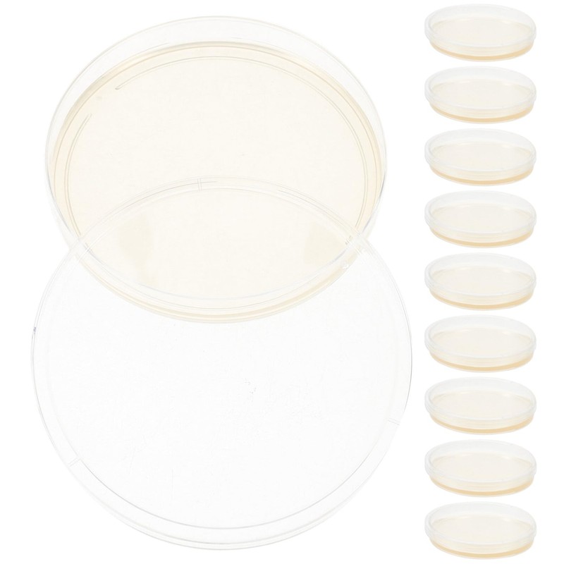 Agar Plates Petri Dishes: 10PCS Science Petri Dishes Petri Nutrient