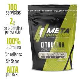 Citrulina Meta Nutrition 200 Grs 100 Serv Sin sabor                                                                                                   