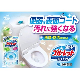 [Bulk Purchase] Liquid Bluelet Toilet Tank Aromatic Cleaner, Charcoal Scent, Refill, 2.4 fl oz (70 ml) x 4 Packs