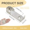 2 Pieces Clothes Rail Holder Clothes Rail Holder Titanium Alloy