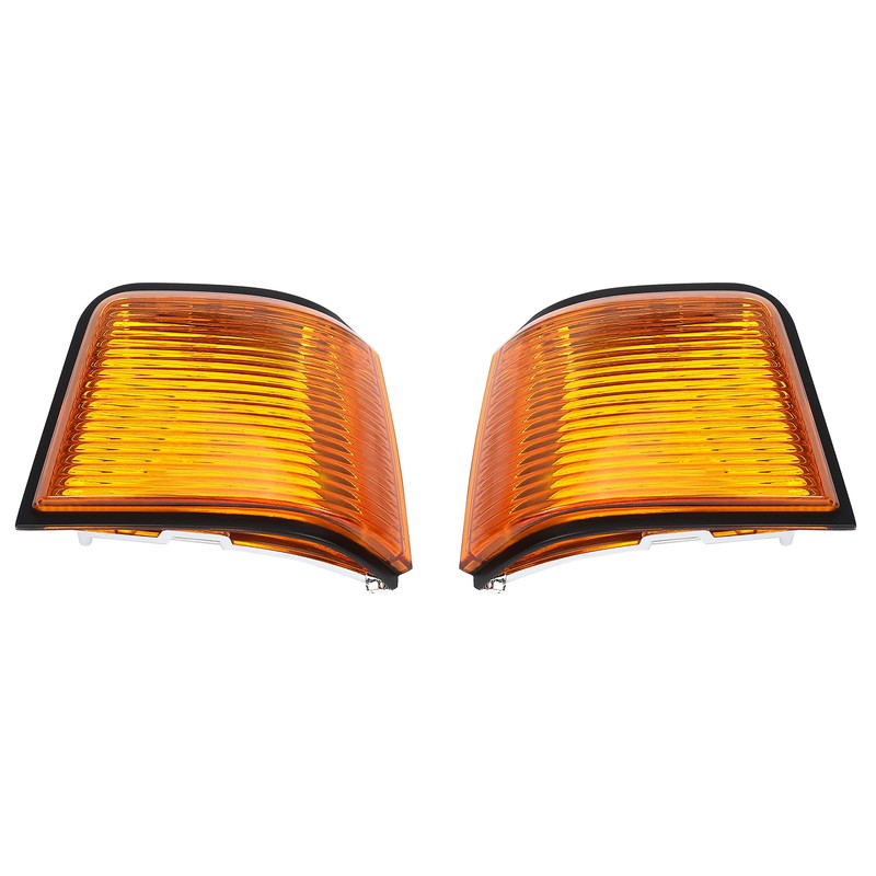 HECASA Amber Marker Lights Lens Compatible with 1987-1988 Oldsmobile Cutlass