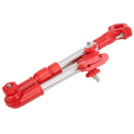 Stainless Steel Bike Umbrella Stand, 360° Adjustable Telescopic Outdoor Umbrella Holder for Electric Bikes, Wheelchairs and Strollers (Telescopic red)