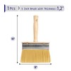 BKTLCAU Deck Brush for Deck Stain Applicator，5” Paint Brush for