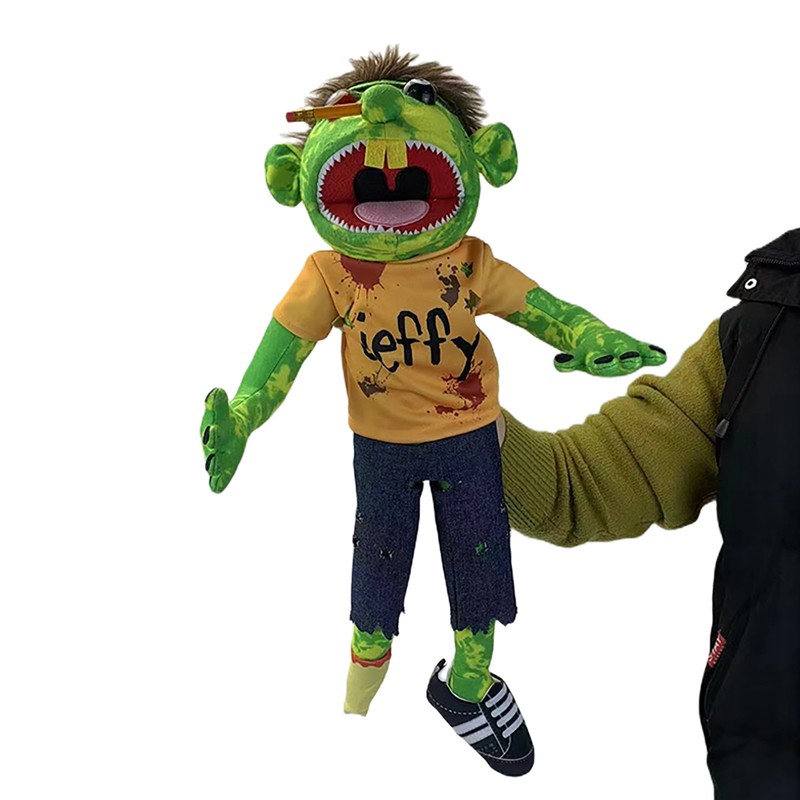 Cartoon Funny Mouth Boy Hand Puppet Parent‑child Interactive Characters