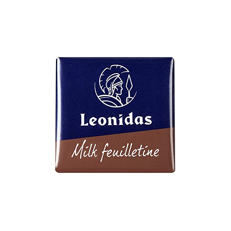Leonidas Belgian Chocolates: 1 lb Napolitain Feuilletine Milk Chocolate Squares