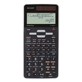 Sharp EL-W506T Scientific Calculator with 4 Line Display, WriteView, D.A.L. Input, Black