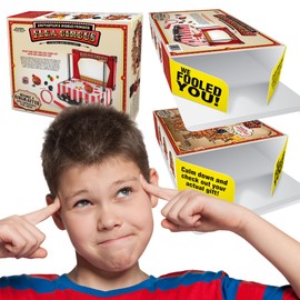 Laughing Smith Smithstein's World Famous Flea Circus - Unique and Hilarious Gag Gift Box and Prank Package for Kids and Adults