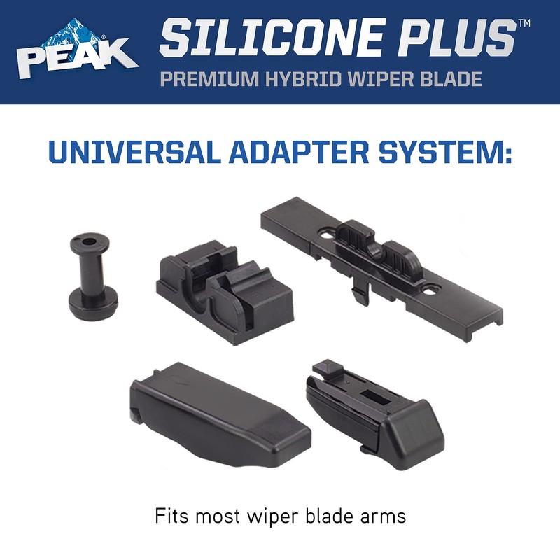 PEAK Silicone Plus 20" All-Weather Hybrid Windshield Wiper Blade, Premium