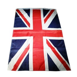 Union Jack British Flag / 2 by 3 Feet / Approximately 60 by 90 Centimetres / with Eyelets / For Outdoor or Indoor Use