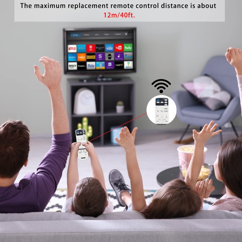 CHUNGHOP - Proyector universal Control remoto para proyector Epson PowerLite