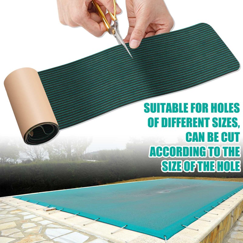 Pushglossy 2 Rolls Pool Cover Patch Kit 80 x 4