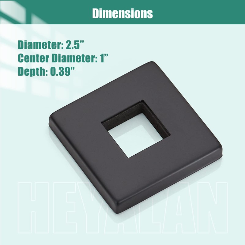 Heyalan Shower Arm Flange Plate, 1pc Modern Shower Escutcheon Cover