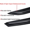 Lightronic Extra Durable Outside Mount Auto Vent Window Visor, Fits