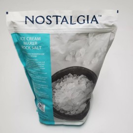 Nostalgia Ice Cream Maker Rock Salt - 8 lb Bag - RSBG8LB - Best By 02/08/2025