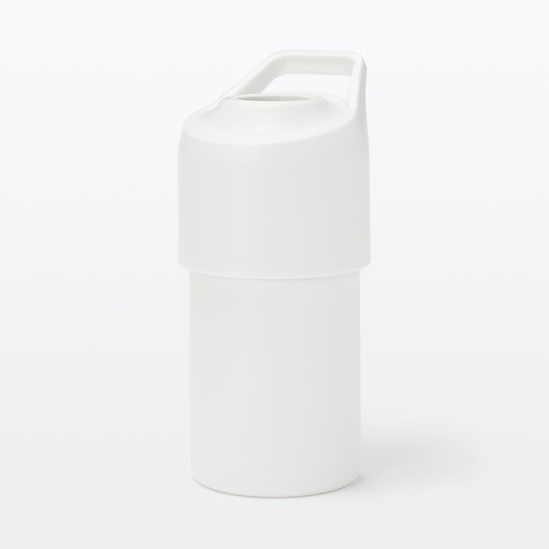 MUJI MDP81A4S Cold Water Bottle Holder White 500-650 mL