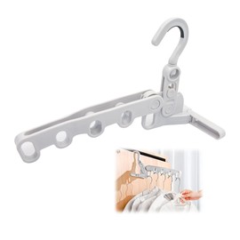 Door Coat Hook Foldable Wall Clothes Rack - 1 Piece ABS Door Hook Wall Clothes Hanger Clothes Rail Wall Mounted Coat Hook for Laundry Room Bathroom Balcony