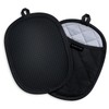 2-Pack Silicone Pot Holders for Kitchen Heat Resistant up to