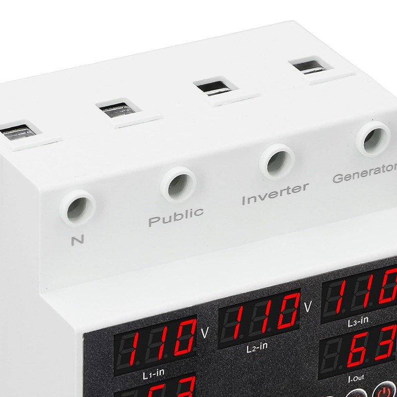 63A Automatic Transfer Switch Automatic Switching Between Utility Power Generator