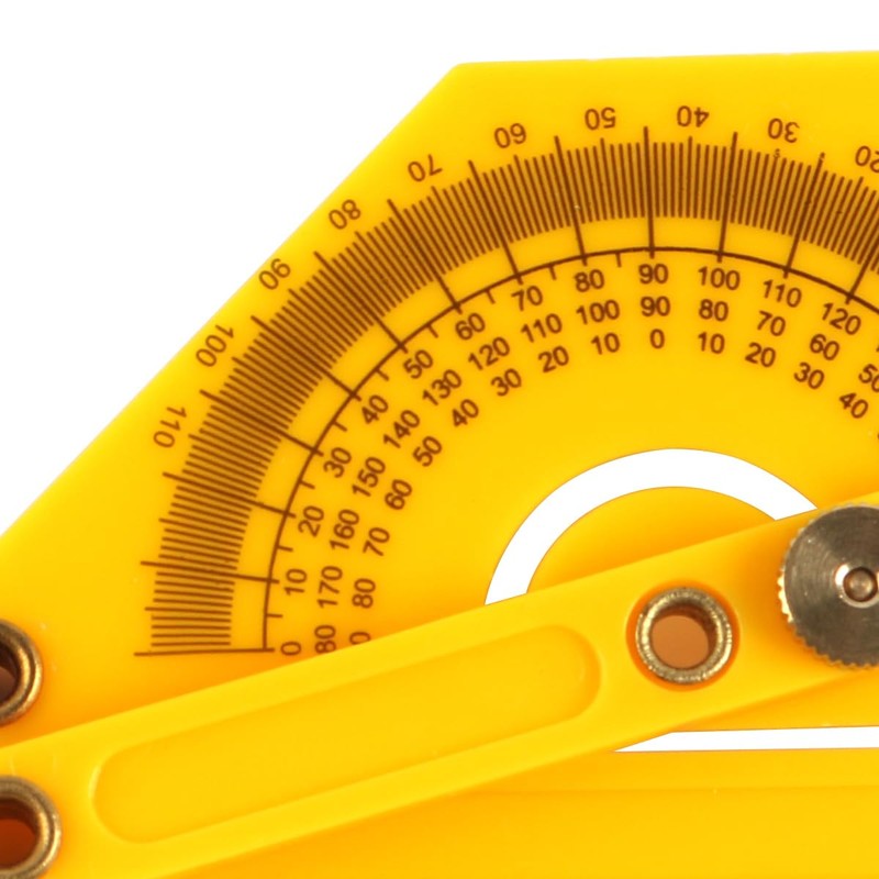 VOANZO Universal Angle Finder Tool Arm Protractor Ruler Goniometer &