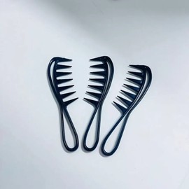 Men's Hair Styling Wide Spacing Ax Comb Set of 3 / 남자 헤어 스타일링 넓은 간격 도끼 빗 3개 세트