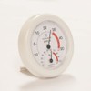 GRUS GRS110-WH Analog Thermometer/Hygrometer, White, Small