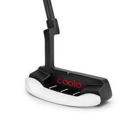 COOLO Graphite Golf Putter for Arc Putting Stroke, Oversized & Comfortable Pistol Grip, More Control and Feel, Men&Women, Right&Left Handed.(Mallet,Right,35in)