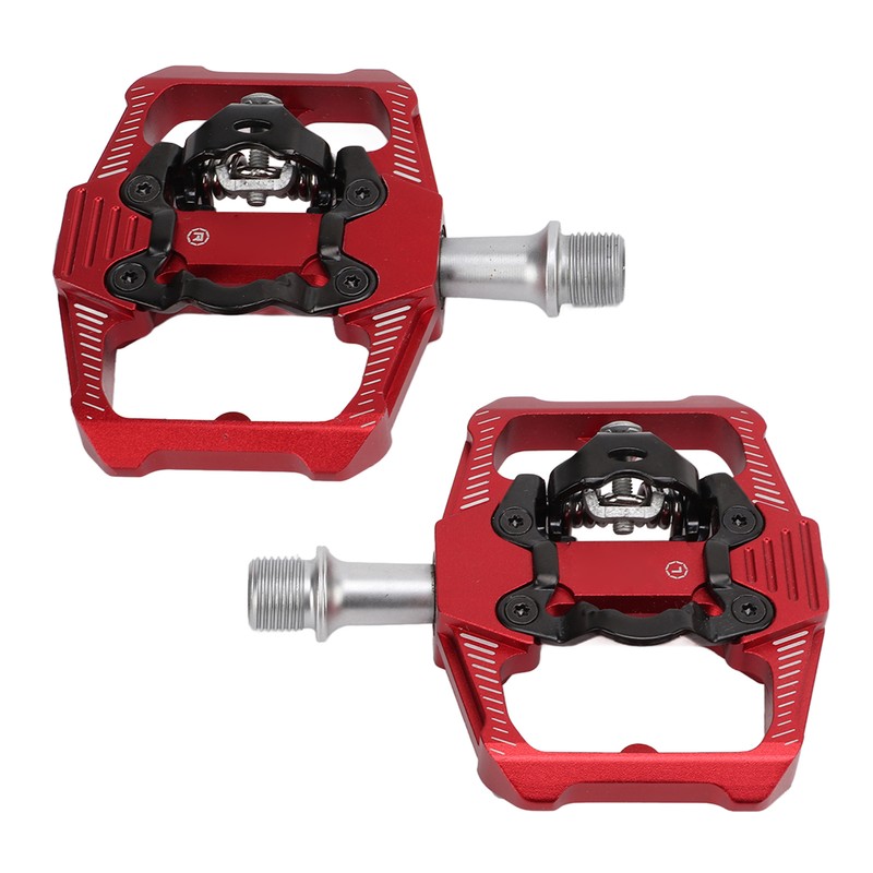 Dual Function Bicycle Pedal Flat Clipless Cleats 3 Sealed Bearings