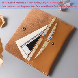 RIVEENY Acrylic Leather Patterns Templates Leather Templates Acrylic for Women's Leather Clutch Wallet Purse (XBC-07)