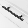 Herrajes Guerrero Jaladera En Barra 15.6 Cm Acero Inox Negro
