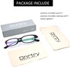 Onrtry Fake Clear Glasses Non Prescription Eyeglasses Rectangular Frame Eyewear(Bright