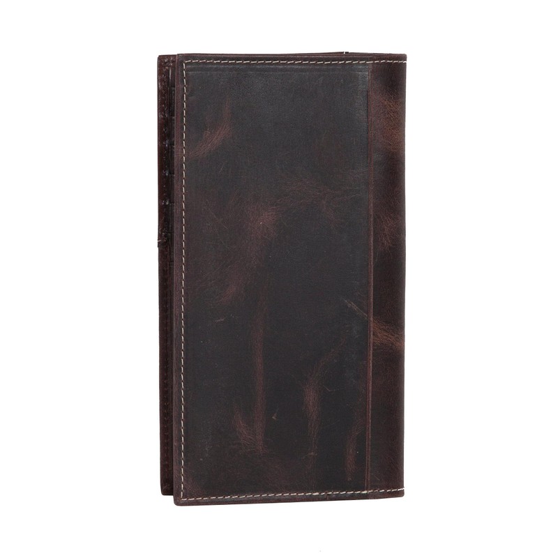 Scully Leather Secretary Wallet Harness/Ranger Chocolate Style 3023