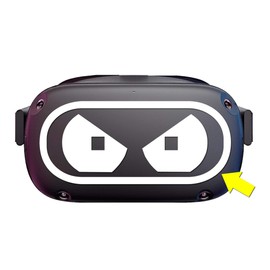 Bender Eyes Funny Vinyl Decal Fits: Oculus Quest/Rift PSVR Headset