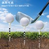 20 Pack 83mm Bamboo Golf Tees Natural Durable Stable Shots