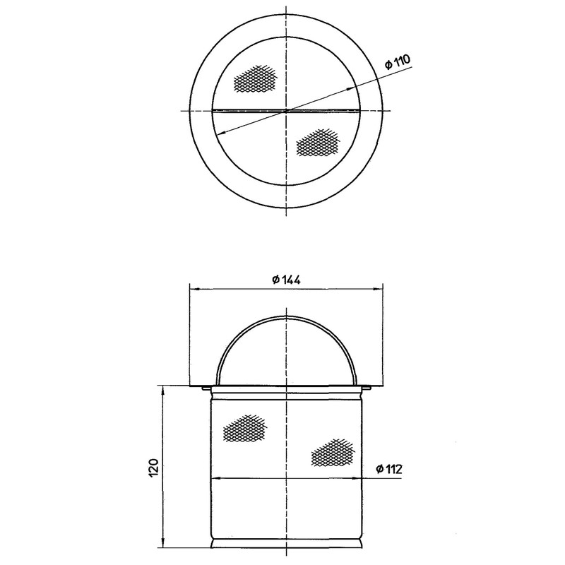 SANEI PH6501AF-2-L Sink Drain Basket, Copper, Germicidal Effect, Deep Type,