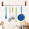 Vin Beauty 6 Pc Wall Hooks - Leather Wall Hanging