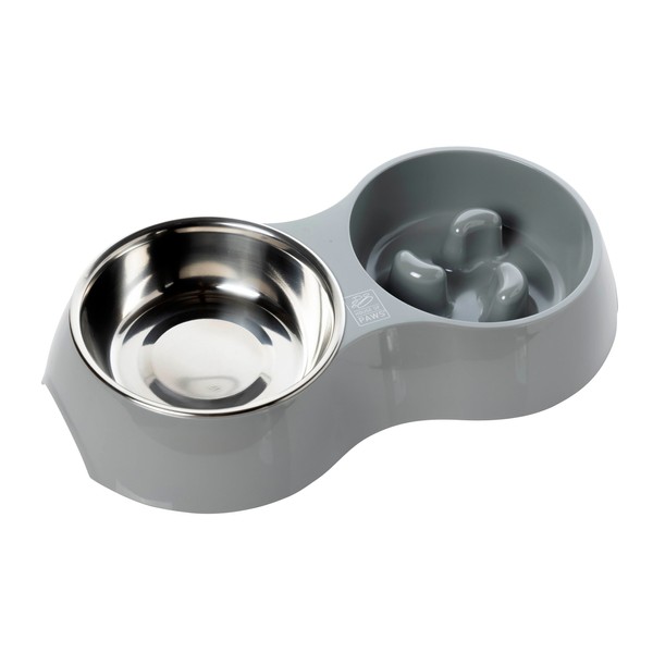 House Of Paws Go Slow Dual Use Feeding Set 750ml