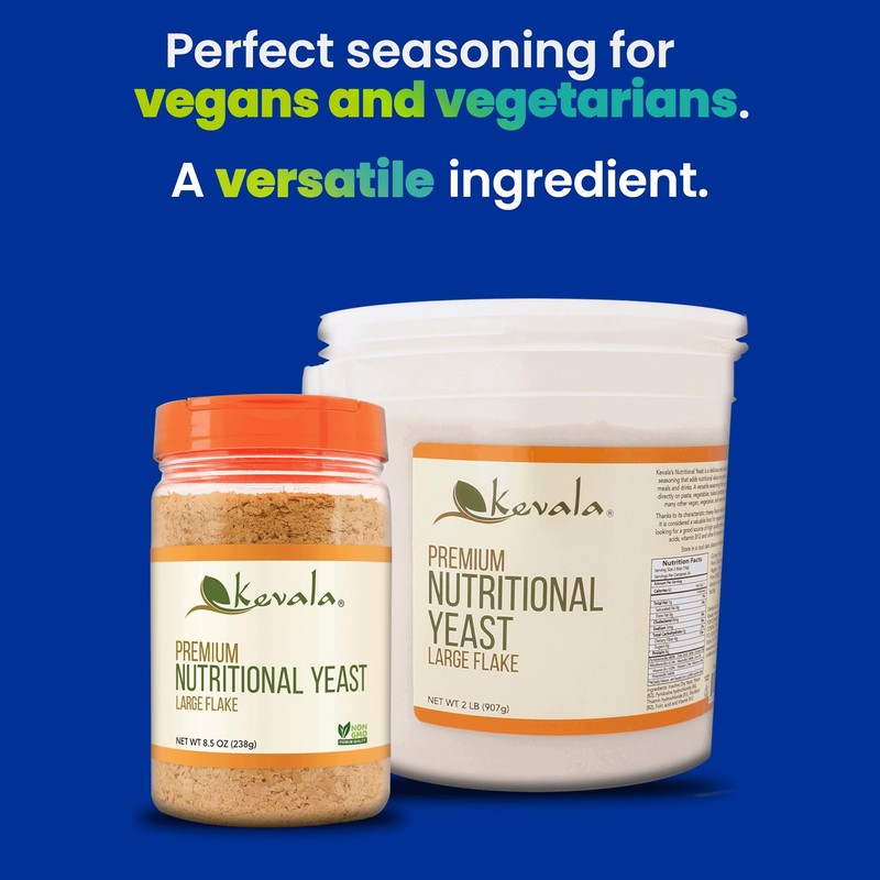 Kevala Fortified Nutritional Yeast – 8.5 oz – 238 g