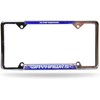 Kansas Jayhawks EZ View Chrom Metall Kennzeichenrahmen