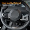 KUNGKIC Hard Carbon Fibre Car Steering Wheel Frame Steering Wheel