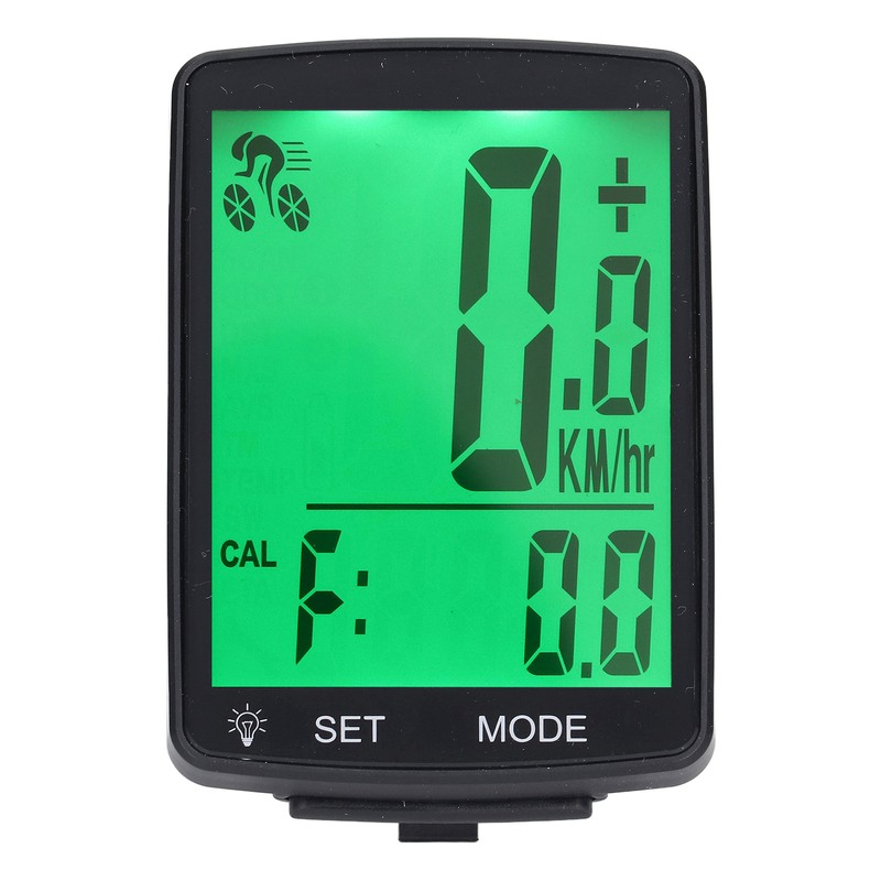 Bicycle Computer with Speed Cadence Sensor 2.8in LCD Display Bike